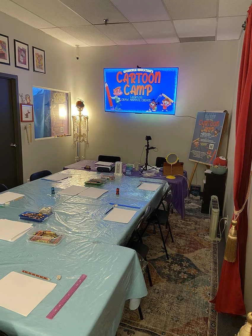 All set for another great Cartoon Camp!