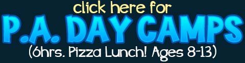 Click here to view our P.A. Day Cartoon Camps, only at Upchuckle Education in Barrie, ON