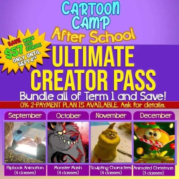 After School ULTIMATE CREATOR PASS (Term 1: Sept-Dec)-Save $57 For Limited Time Only!