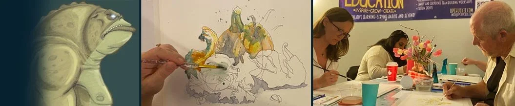 Explore your potential, discover your passion and find your creative voice at UCW. Upchuckle Creative Workshops, only at Upchuckle Education in Barrie, ON. Classes, programs and more.