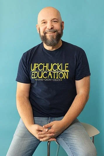 Upchuckle Education Founder and Director, Brad Ferguson who is also your Cartoon Camp Leader in Barrie, ON