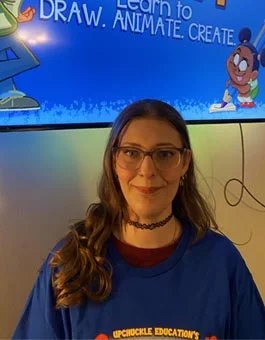 Cartoon Camp After School Assistant, Emily-Mae Van Der Ster is passionate about art and supporting children. Check out Upchuckle Education in Barrie, ON
