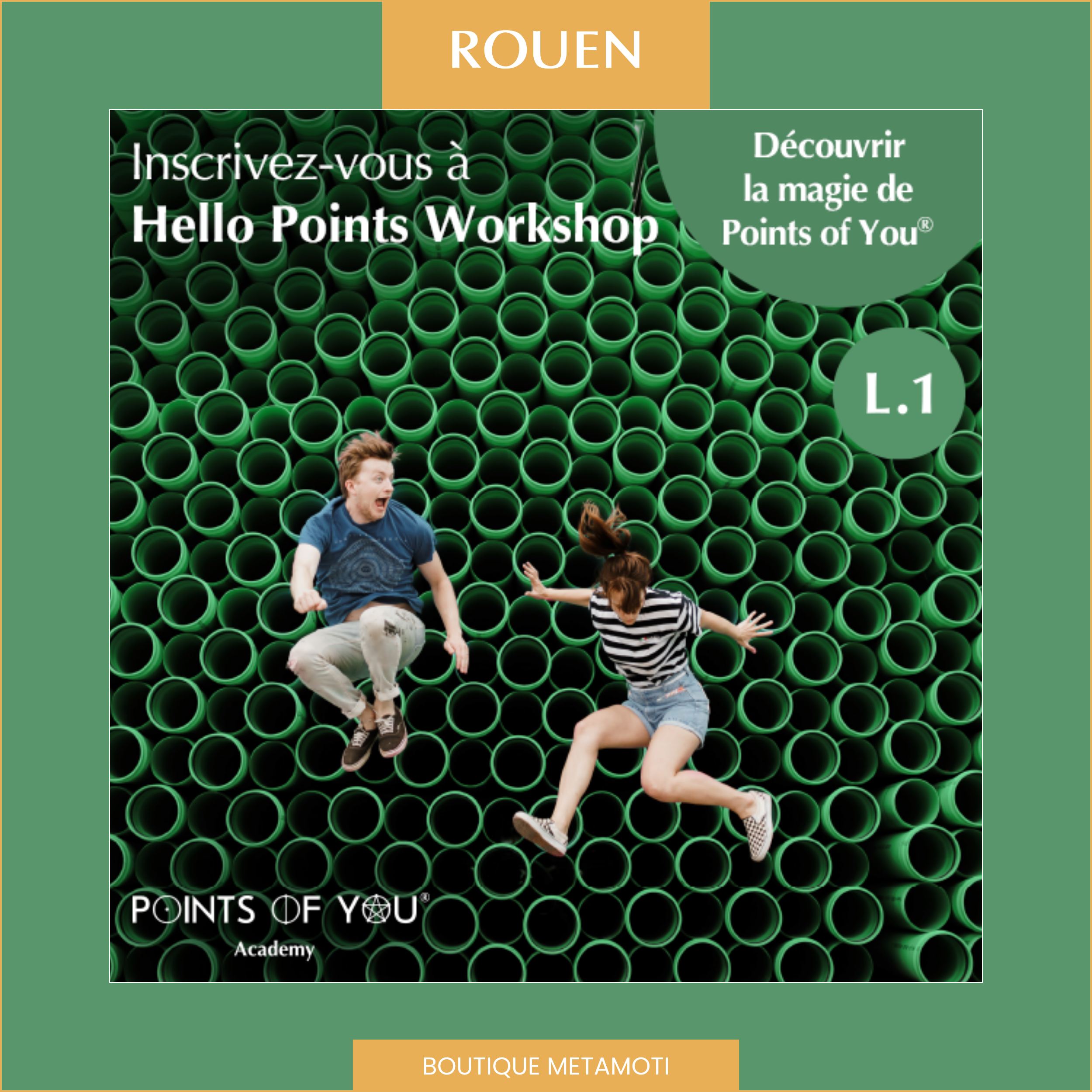 Formation Points of You® niveau 1 à ROUEN - 13 mars 9h 17h