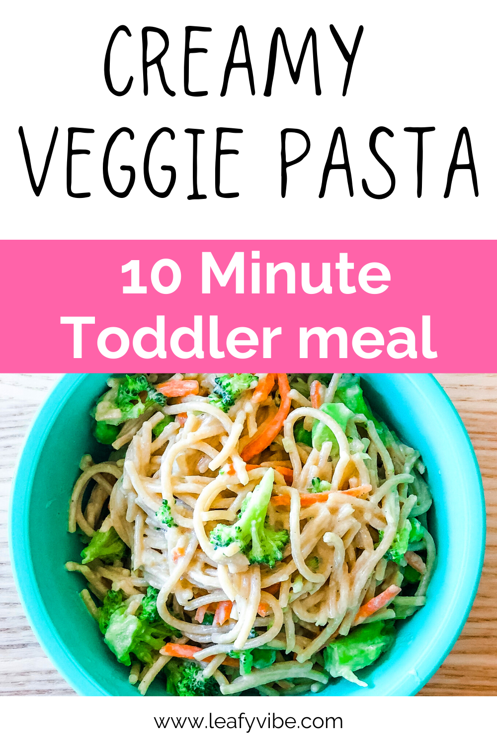 easy pasta recipes for toddler