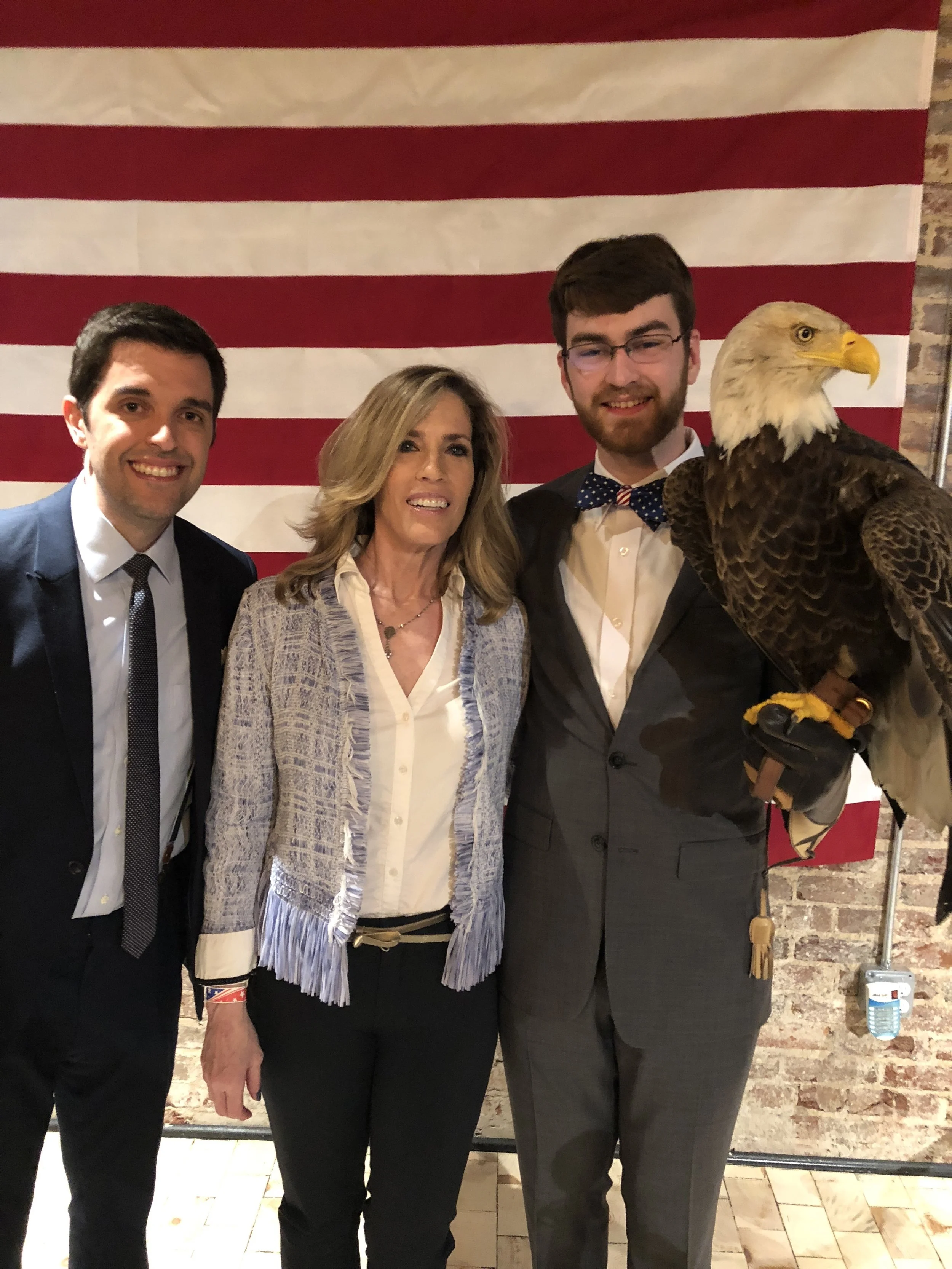 Vince Coglianese and Mary Walter, co-hosts of WMAL’s “Mornings on the Mall,” on Apr. 26, 2018.