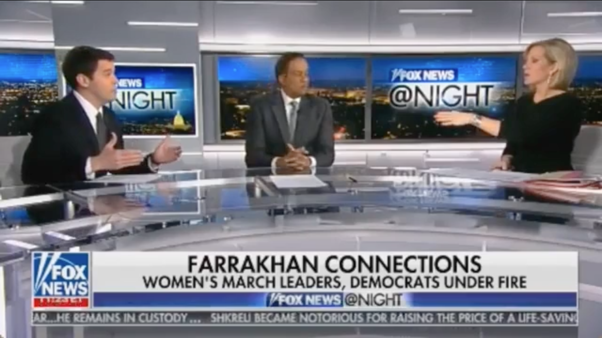 Vince Coglianese debates Juan Williams on “Fox News at Night.” (Fox News)