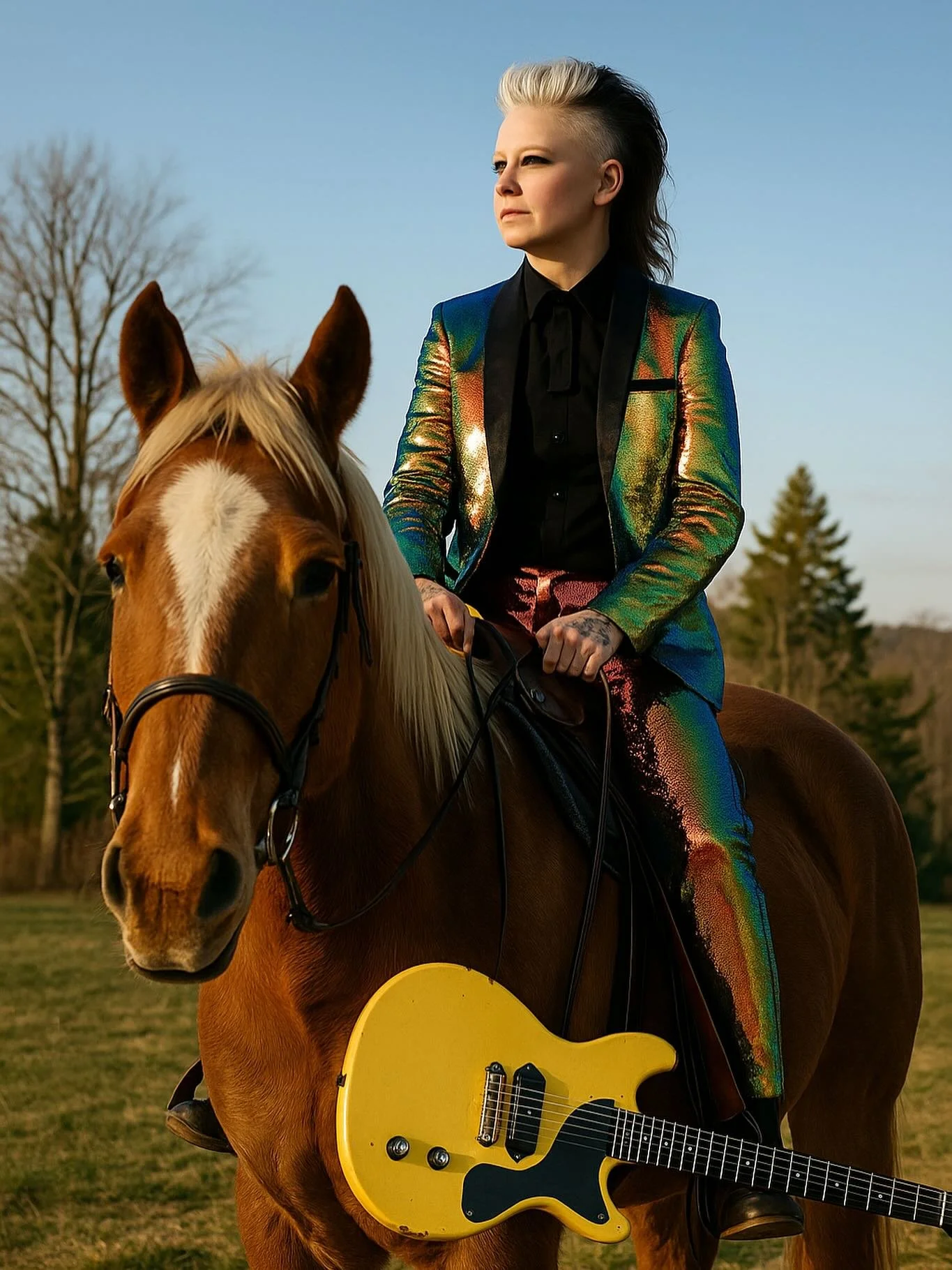 i asked ChatGPT to put me on a horse