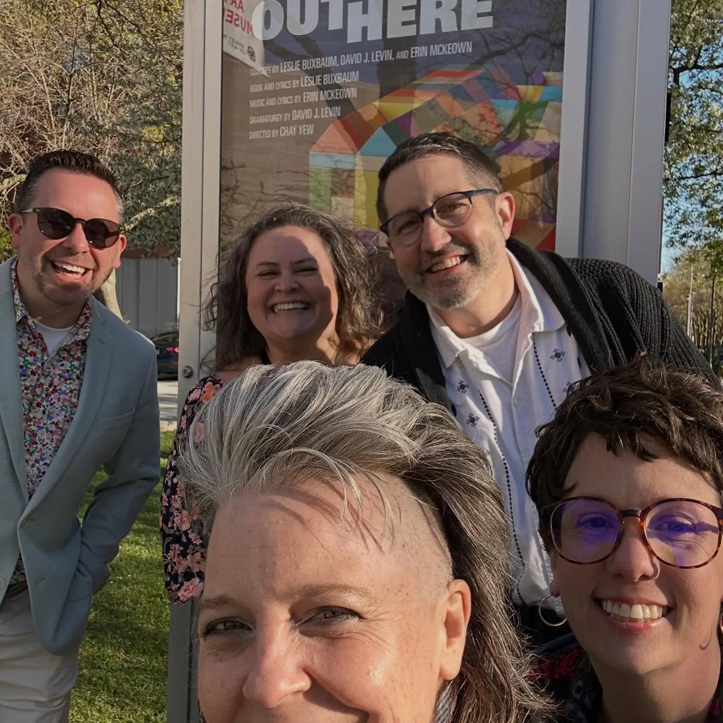 wow, what can i say about opening the new musical @outherethemusical at @courttheatre in chicago? i didn&rsquo;t do it alone! all of these people (and many more) collaborated and supported and loved me through it
.
come see what we made now - may 10
