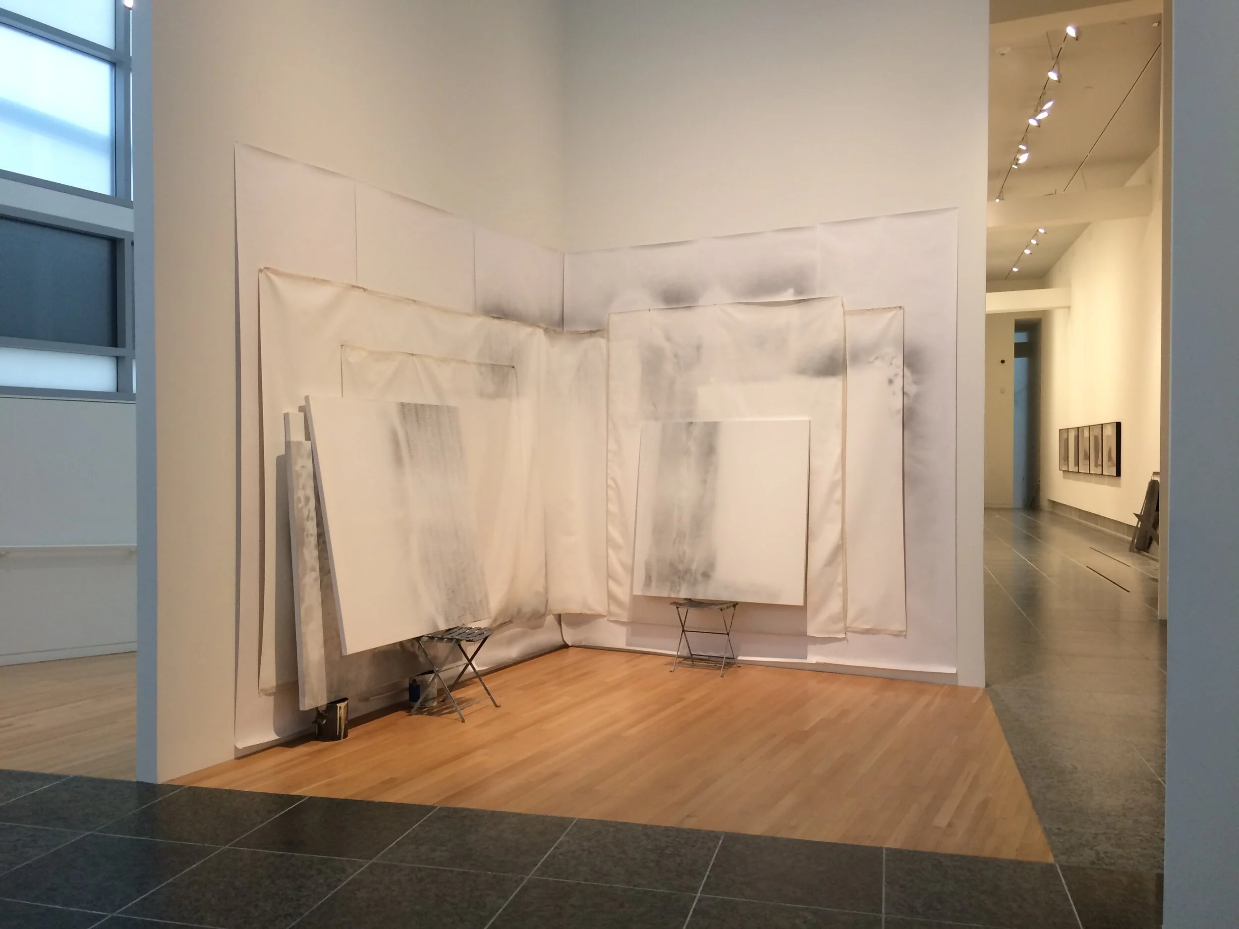 Installation view, Set-up, corner 2