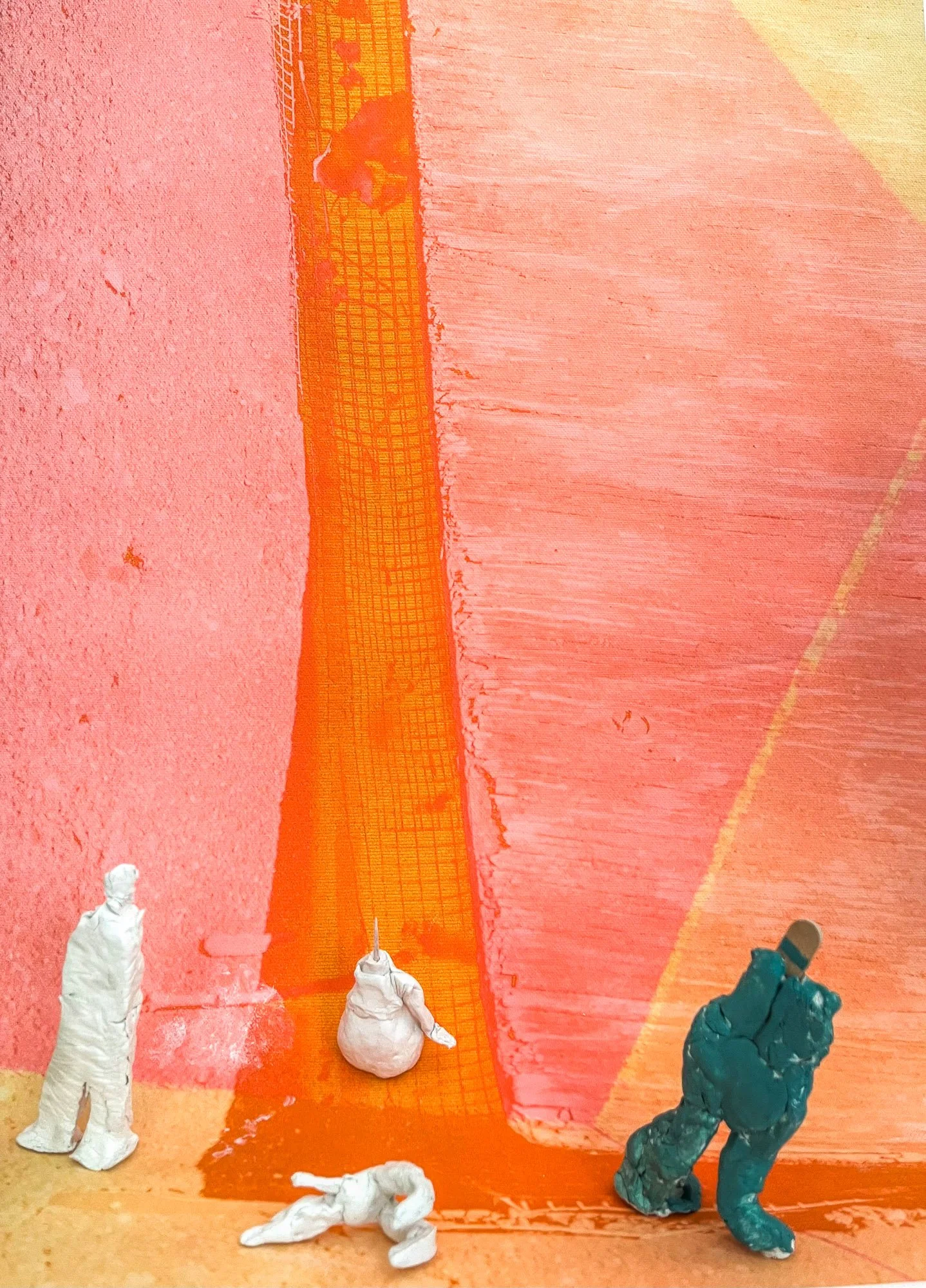 And the Sky is Listening, from the series, Rough for Theatre 1, 2025 (detail)