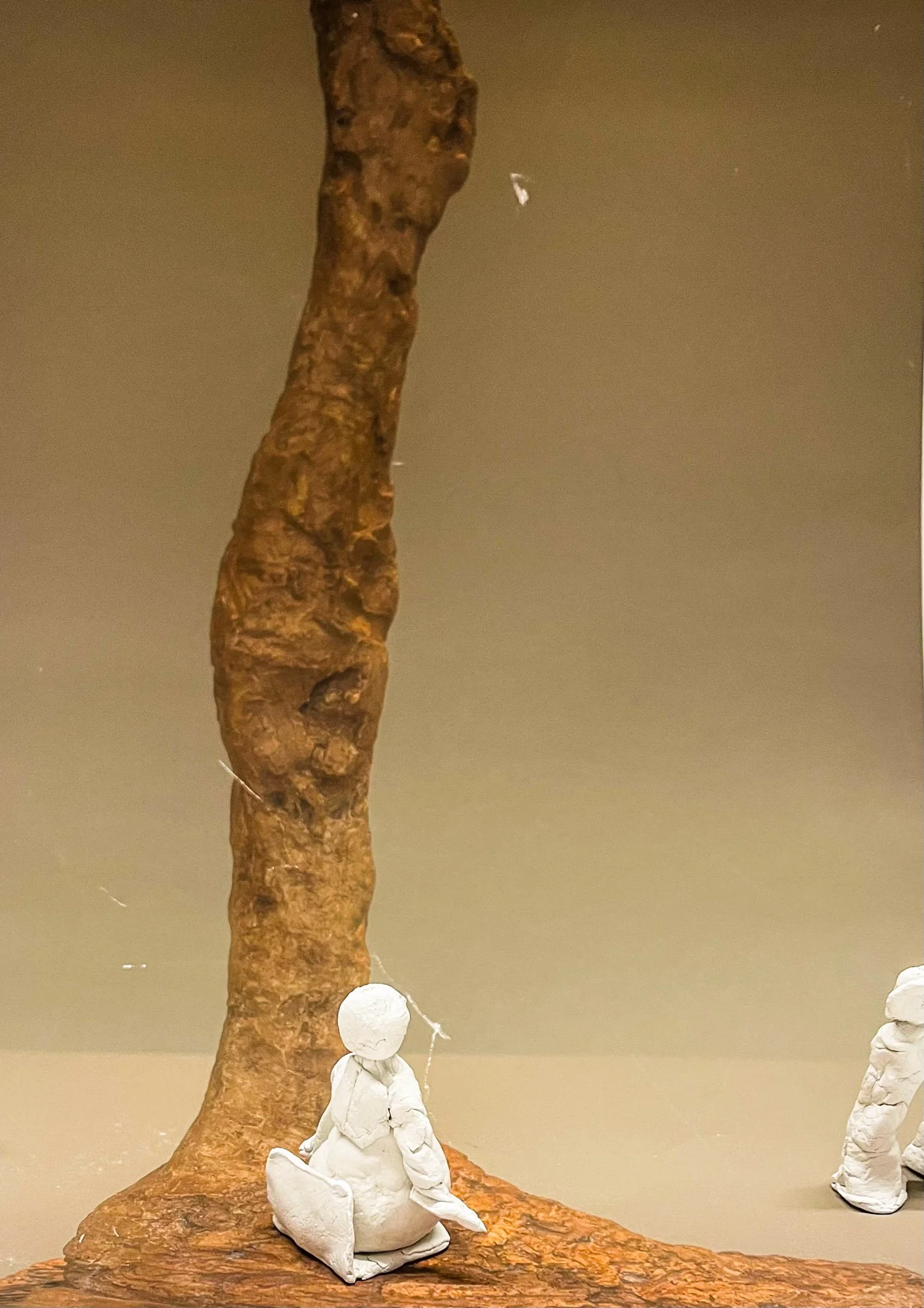 They are mute, and I am mute before them, from the series Rough for Theatre 1, 2025 (detail)