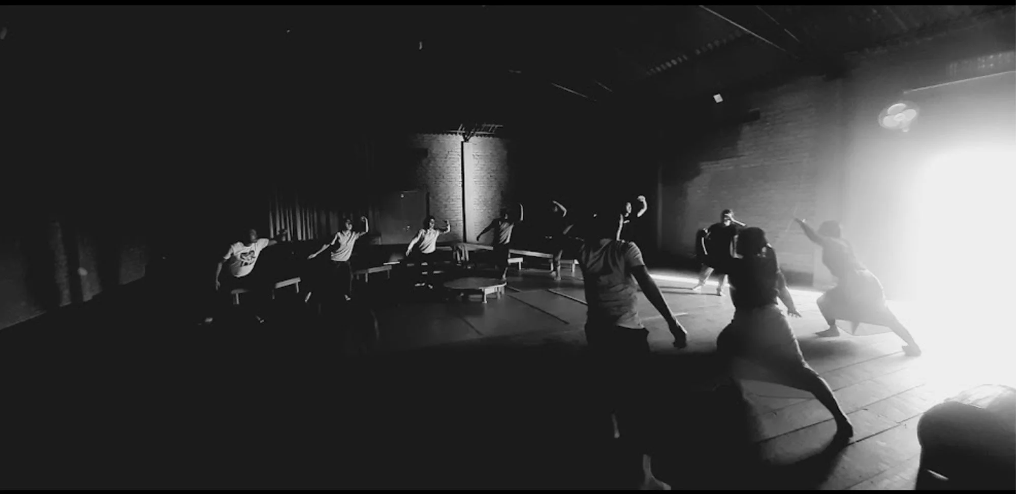 An Enemy of the People, rehearsal still,