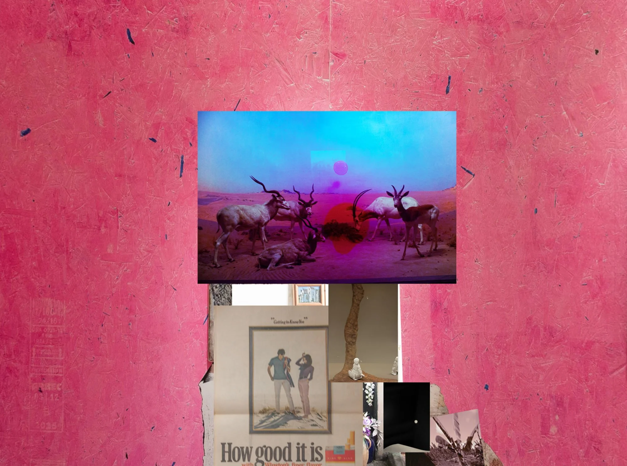 They are mute, and I am mute before them, from the series Rough for Theatre 1, 2025 