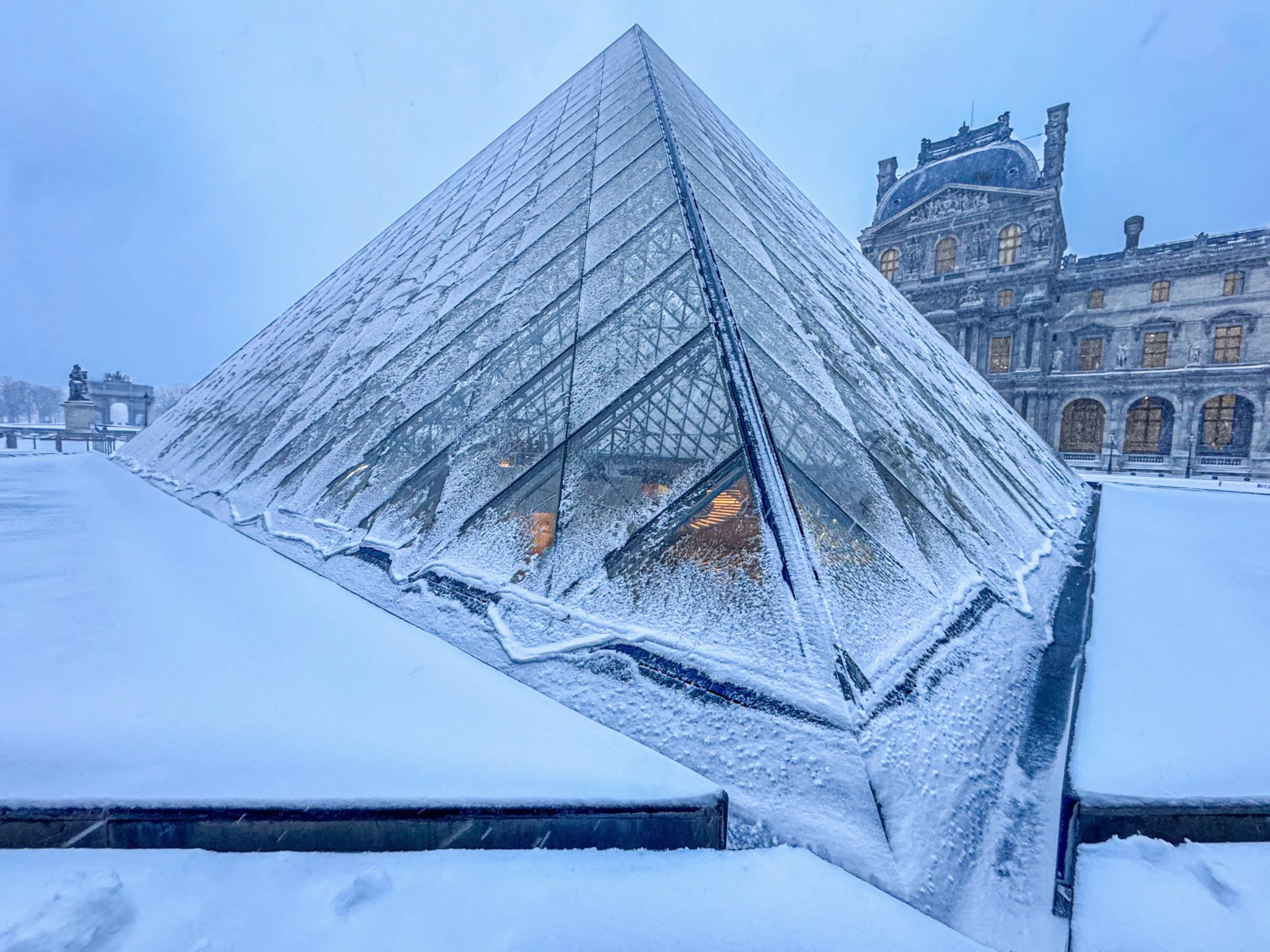  The pyramid froze like an igloo, January 2026 