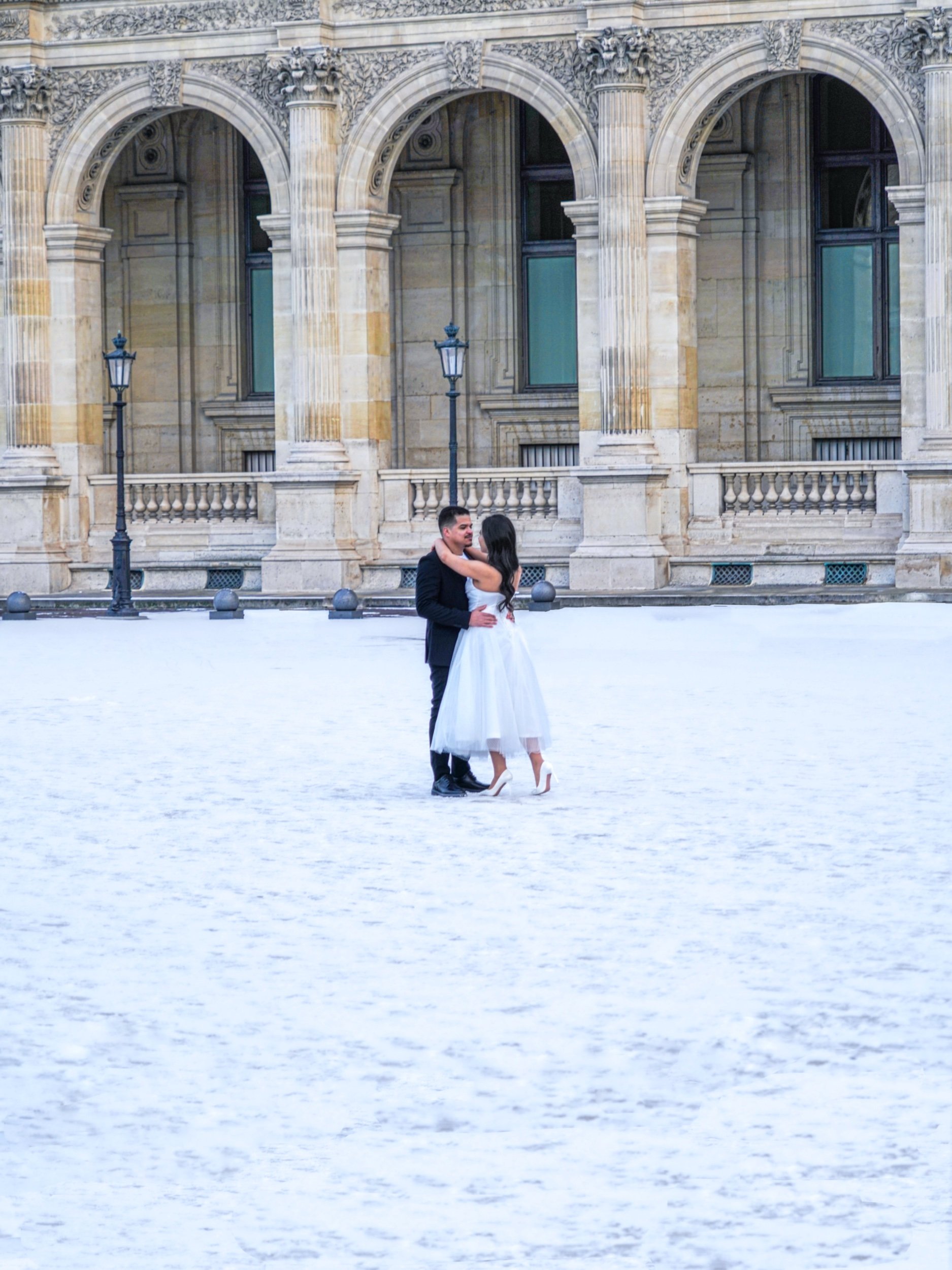  I got cold just looking at her, at the Louvre, January 2026 