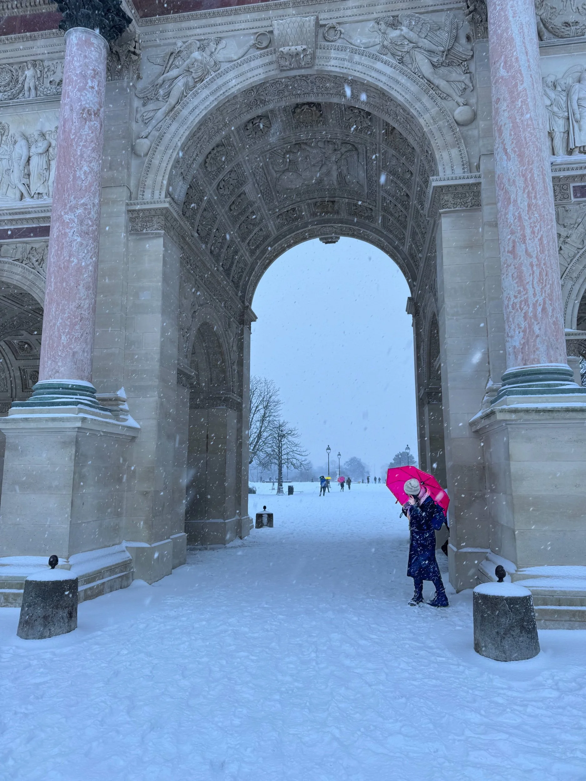  Winter colors, Petite Arch de Triomphe, January 2026 