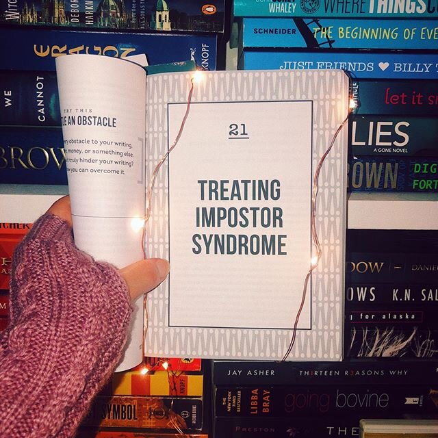 Hello, fellow bookworms! What&rsquo;s up?? Imposter syndrome...have you heard of it? It&rsquo;s a term many authors have come to know, but what is it and how can we treat it (if at all?)
&bull;
I love this little book of writing wisdoms for a number 
