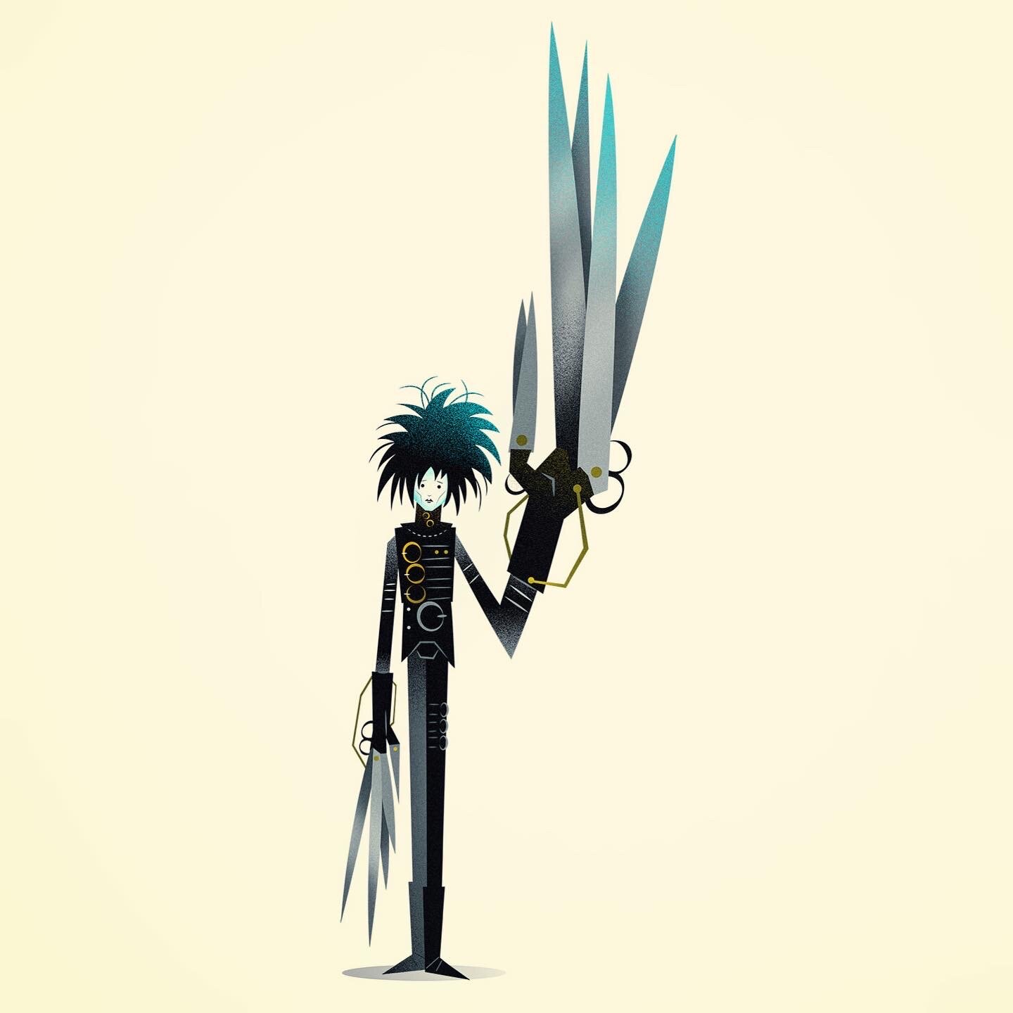  Edward Scissorhands from the movie of the same name directed by Tim Burton 