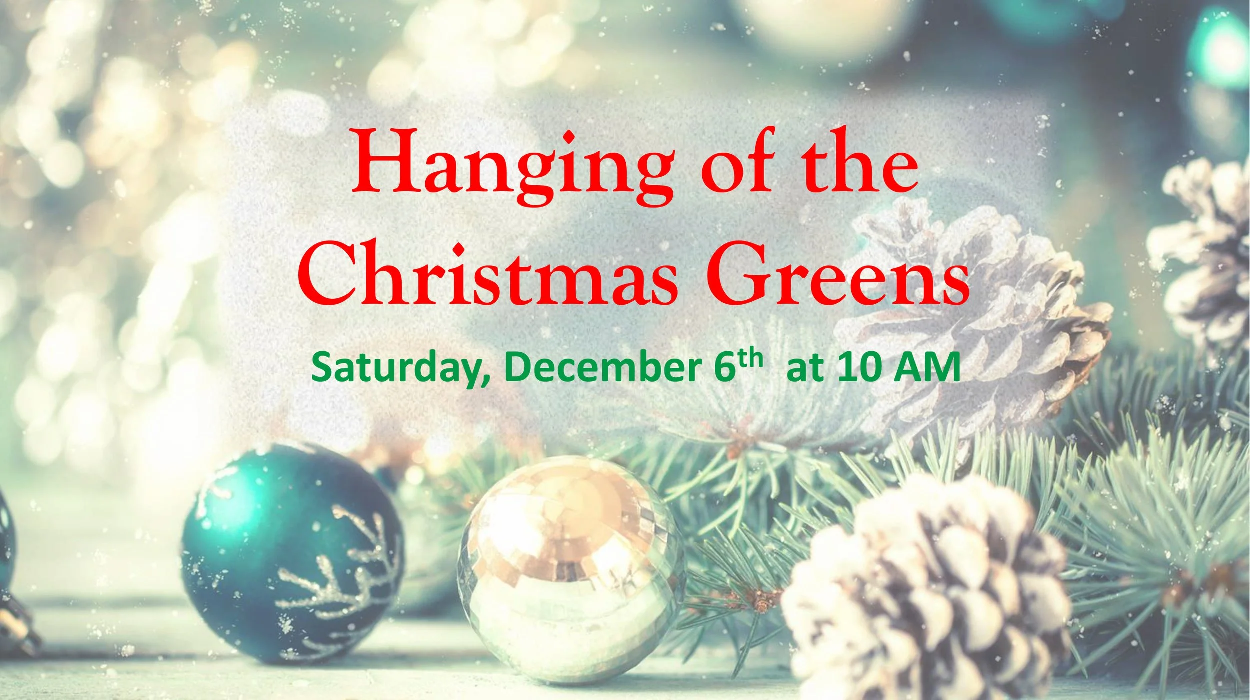 Hanging Christmas Decorations