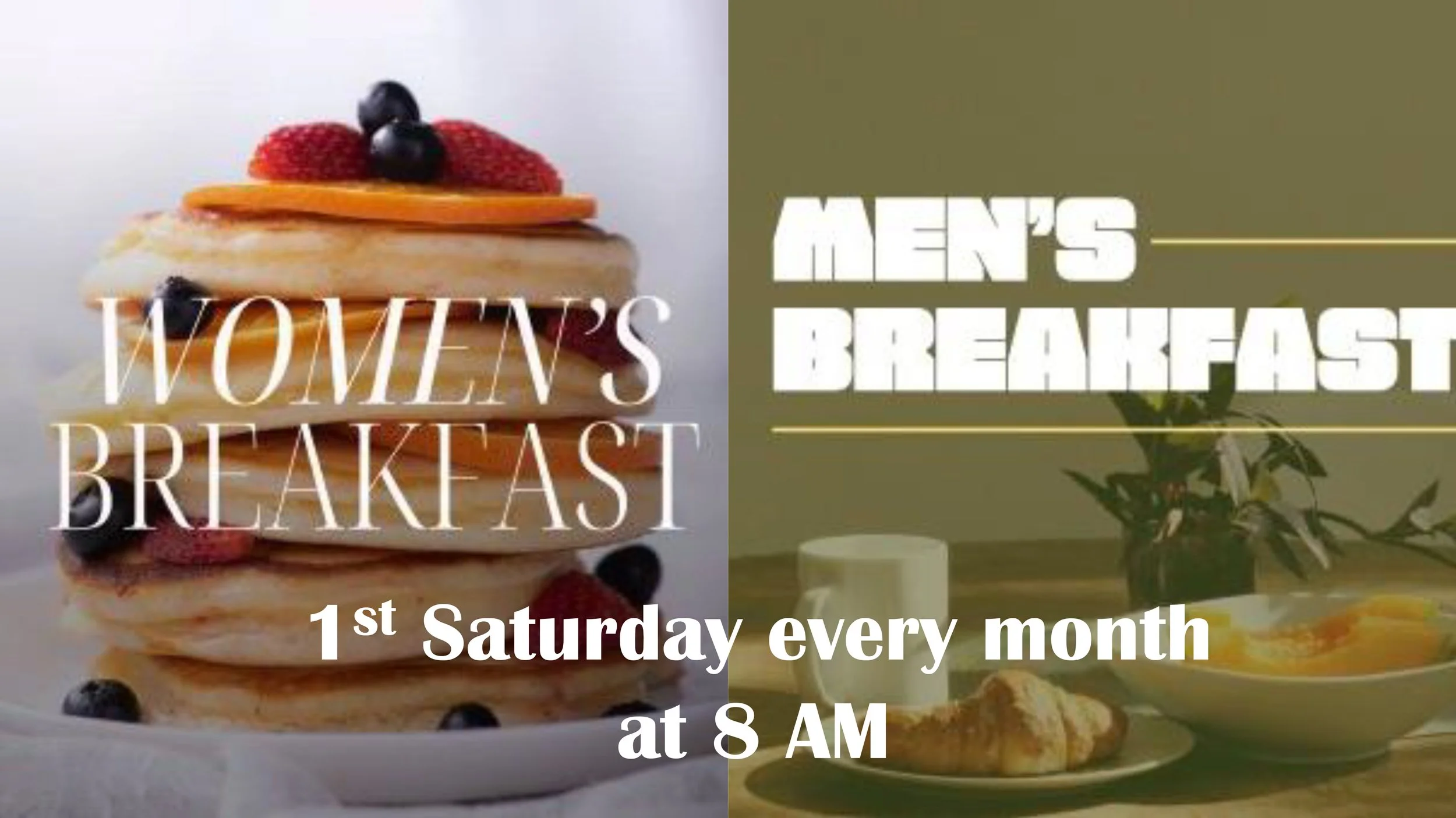Men's and Women's Breakfasts 