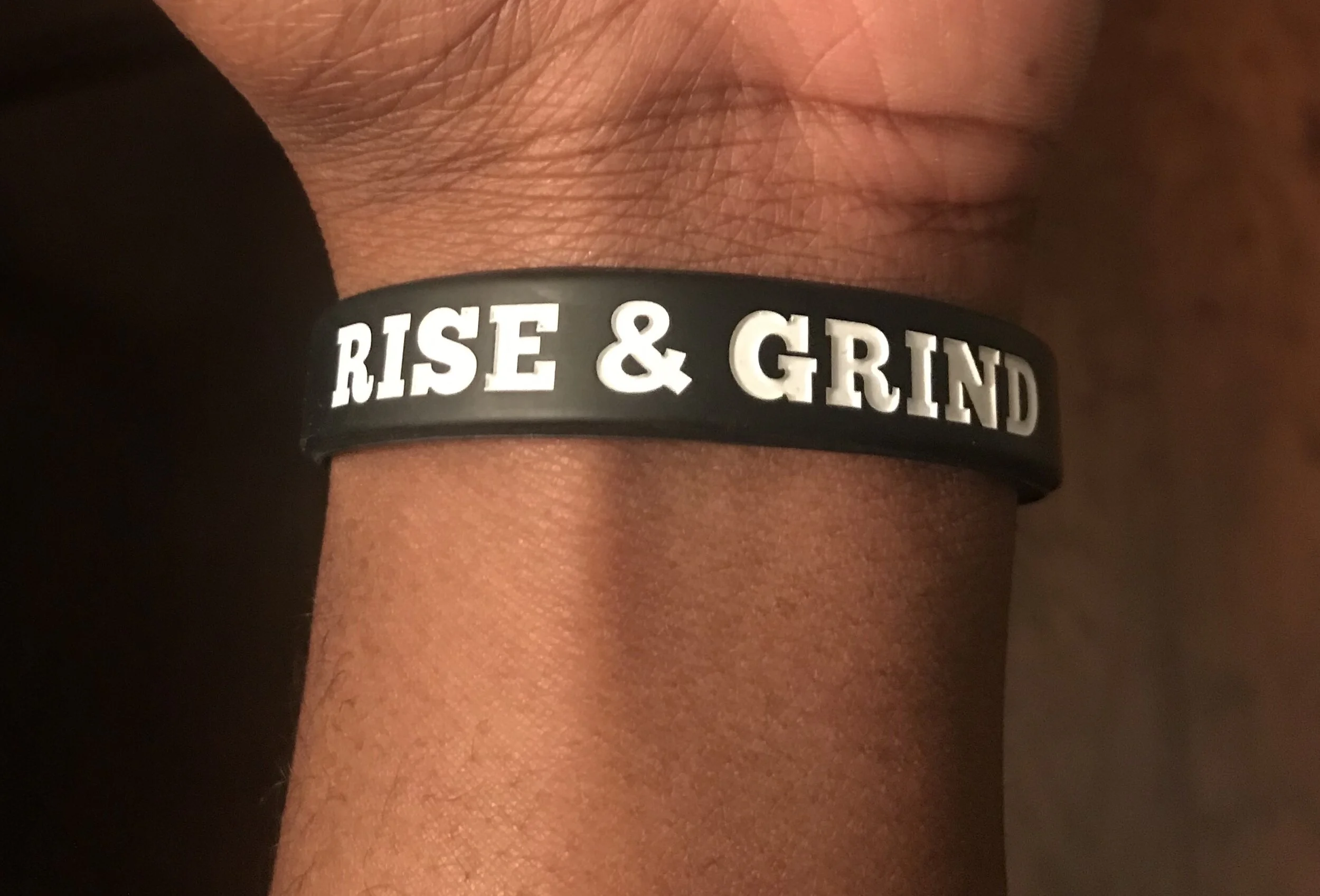 Rise And Grind Wristband (Black)