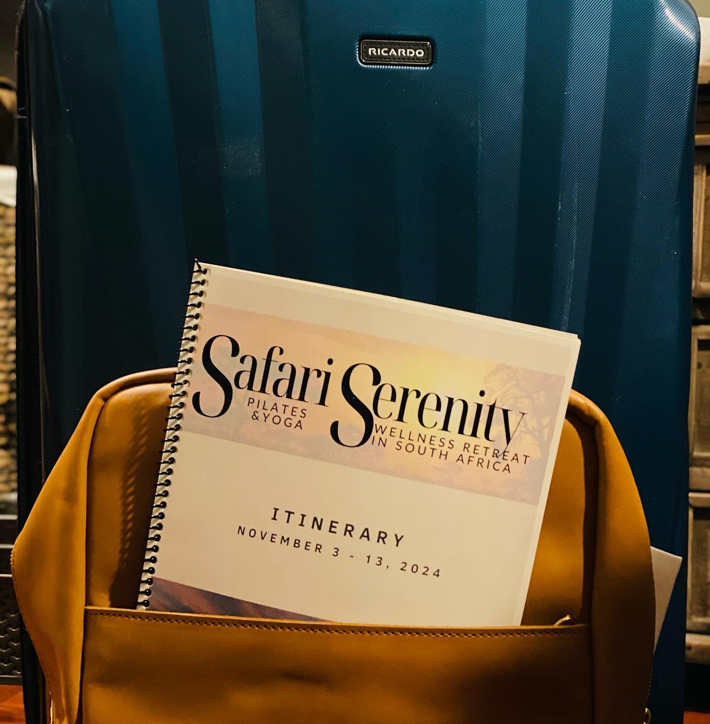 Just about packed and ready to go!!! So excited for our Safari Serenity retreat, can&rsquo;t believe it&rsquo;s here! Keep an eye on our page lots of pics to follow with an Amazing group of people! Let the journey begin! #retreat #safariserenity #bul