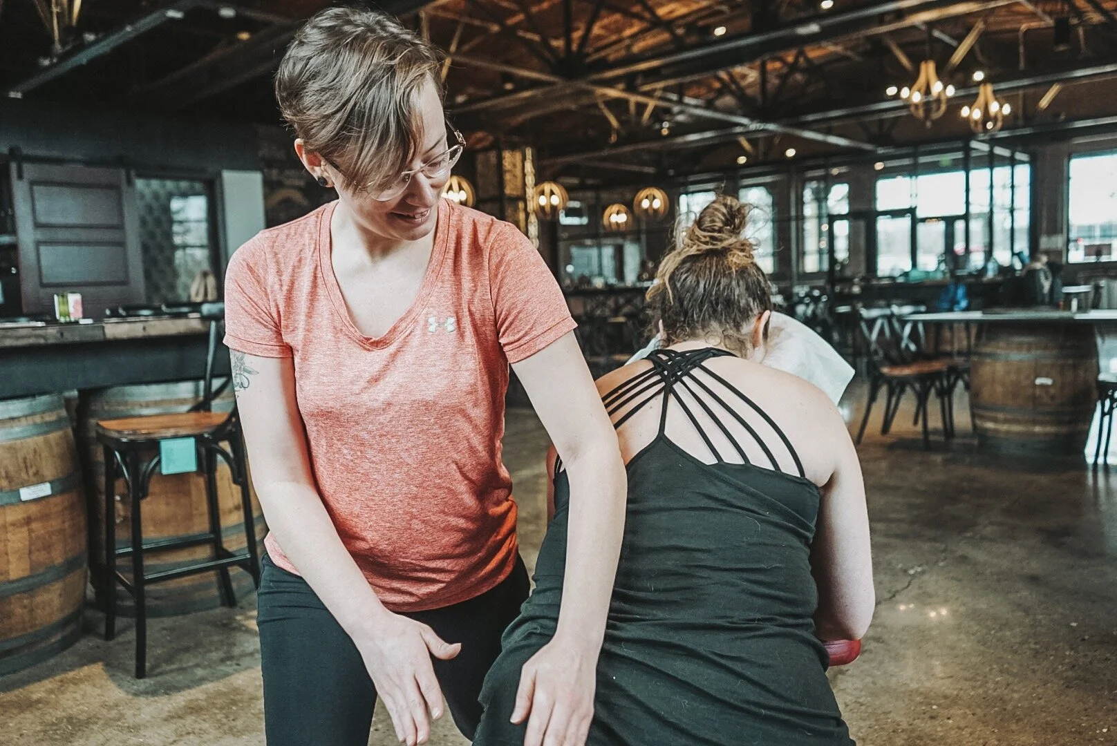 POP UP Self Care Sunday Chair massage at Ironhand Vineyard. 3/29/20