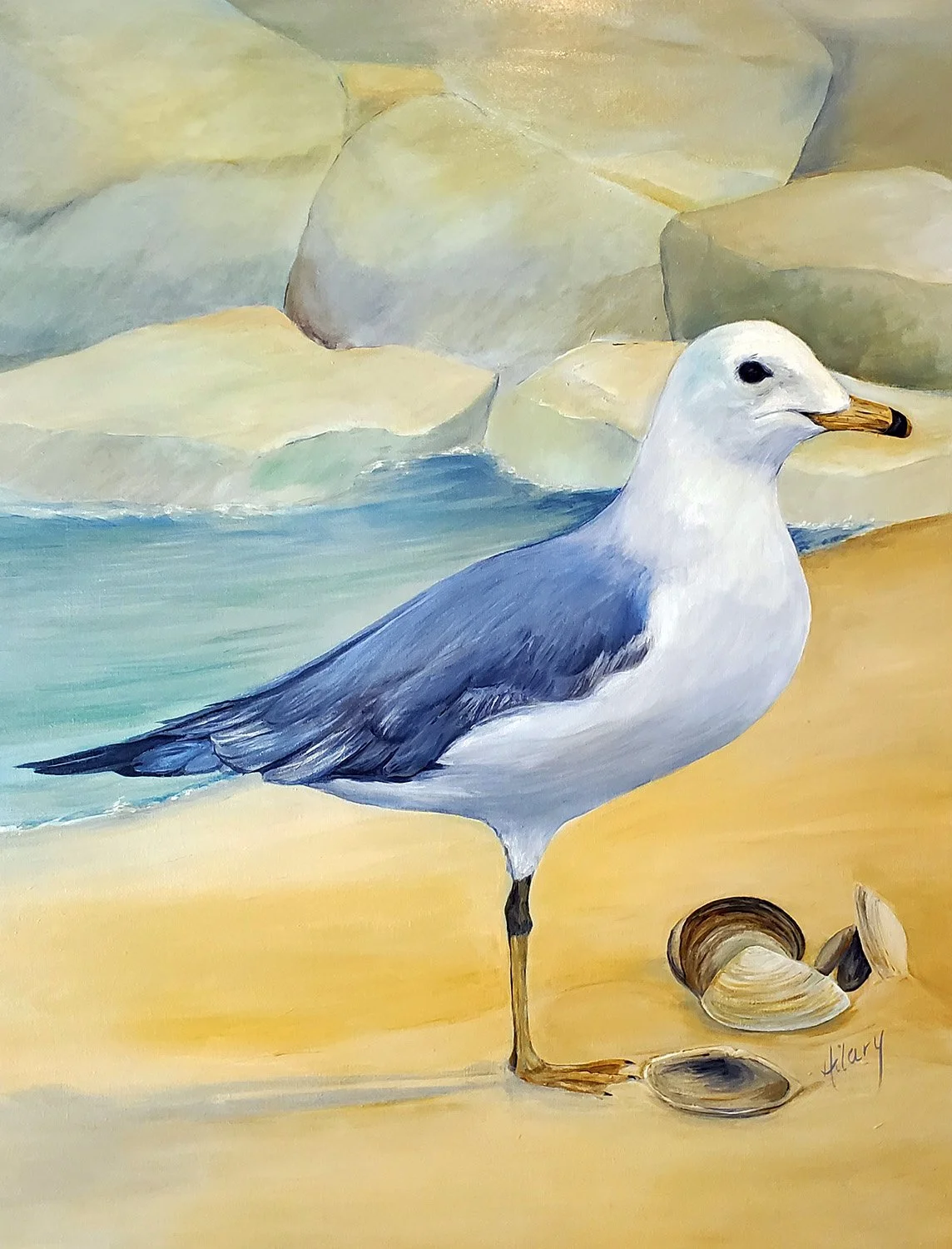 Morning Light at North Beach 48x36
Acrylic $1800