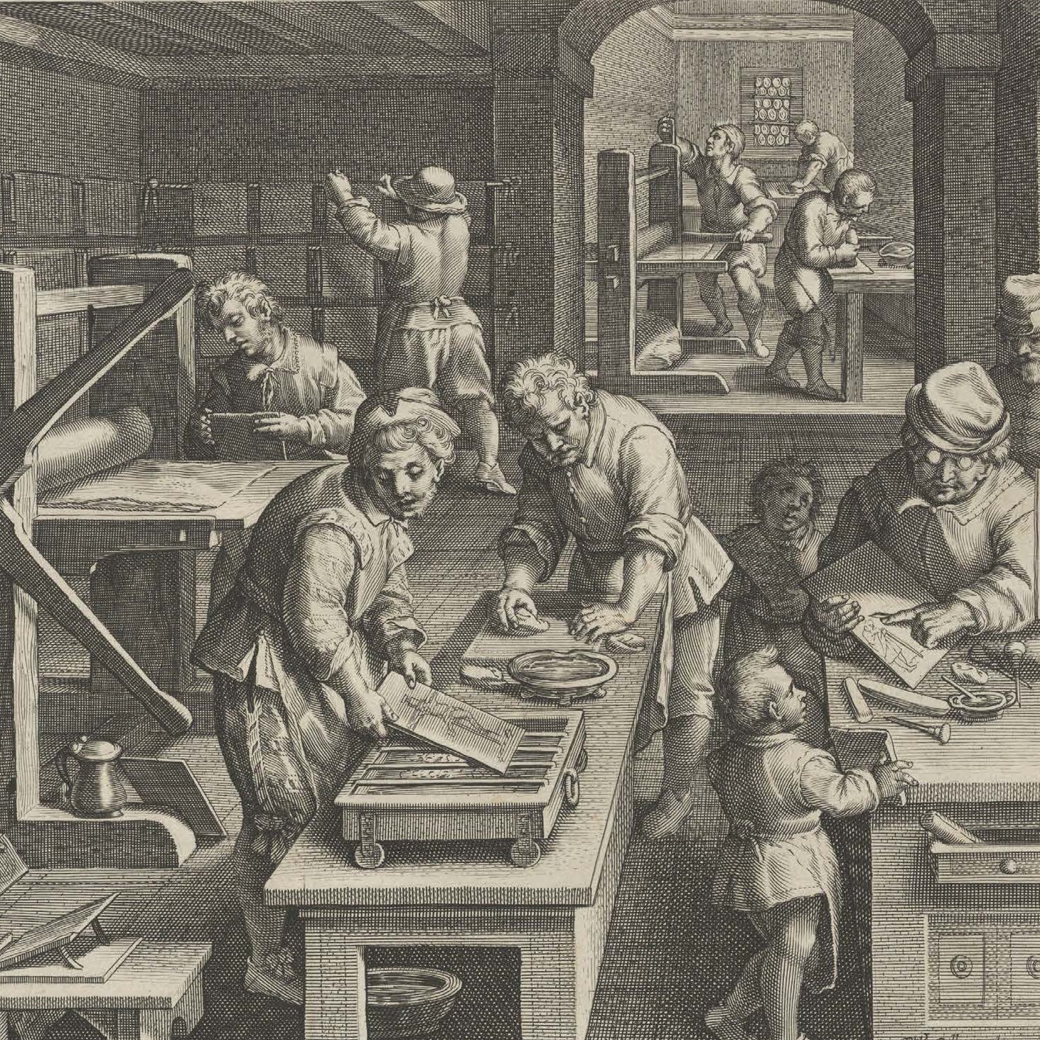 Social Network Centralization Dynamics in Print Production