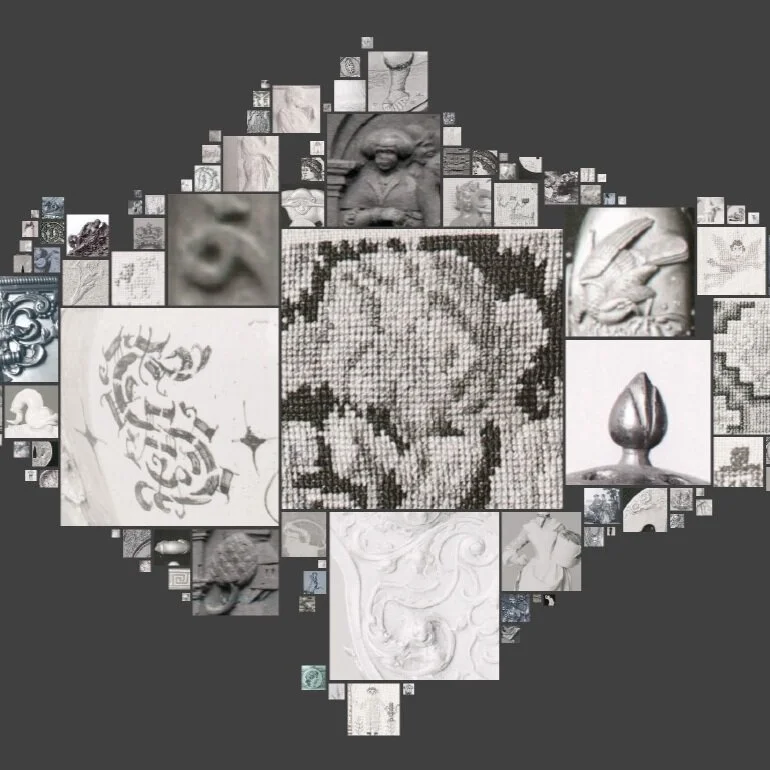 The Close-up Cloud: Visualizing Details of Image Collections in Dynamic Overviews
