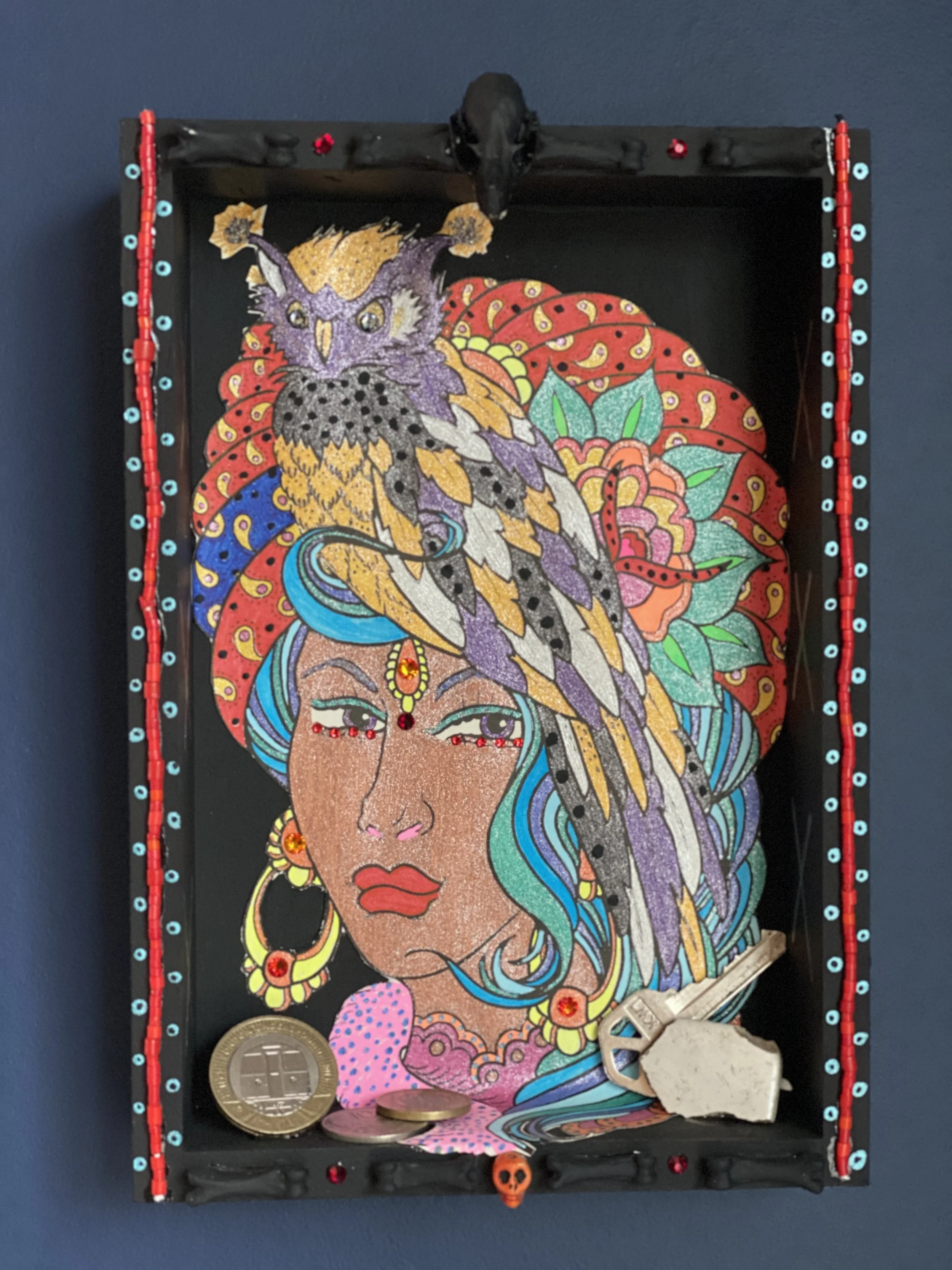 Marie Laveau Shadowbox Altar