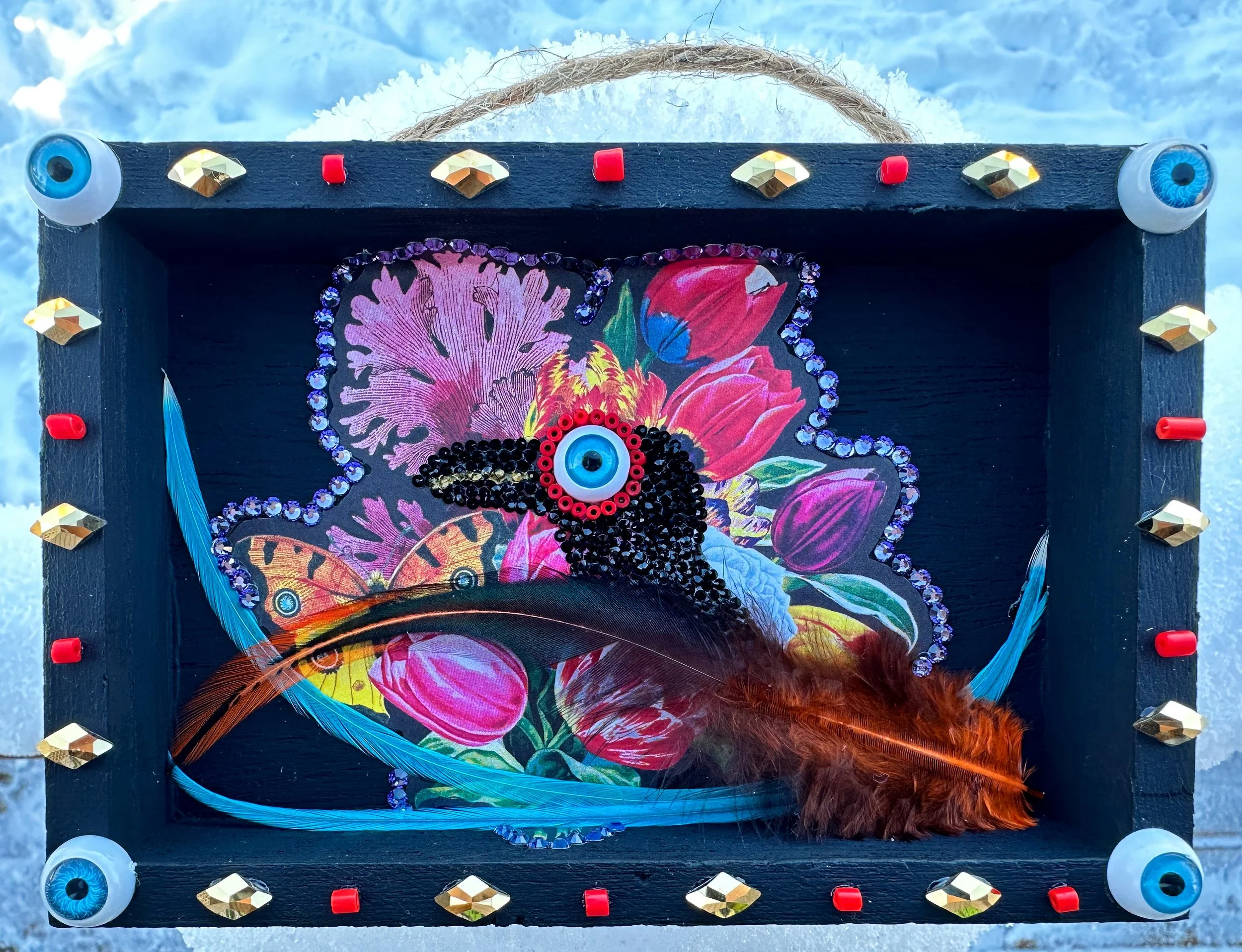 Curious Corvid Shadowbox