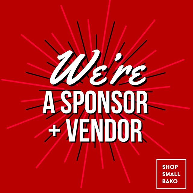 SHOP SMALL BAKO💋⁣
⁣
We are so excited to be a Presenting Sponsor + Vendor for this event!! We LOVE supporting other local businesses and our community.⁣
⁣
There are a LOT of other local businesses participating including our friends @Monroebotgraphi