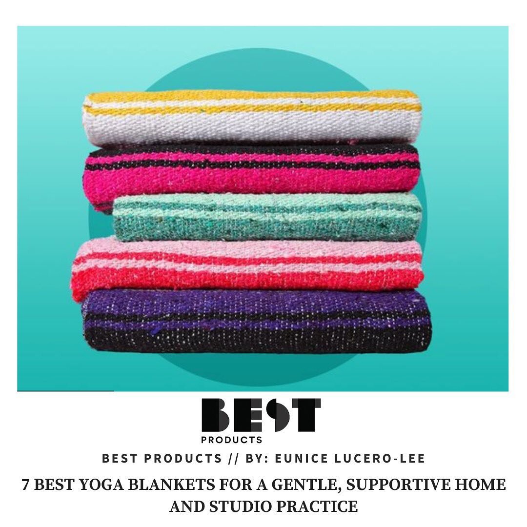 Client love // Thank you @bestproductsdotcom for highlighting both @byoganow and  @shophalfmoon in your roundup of best yoga blankets!