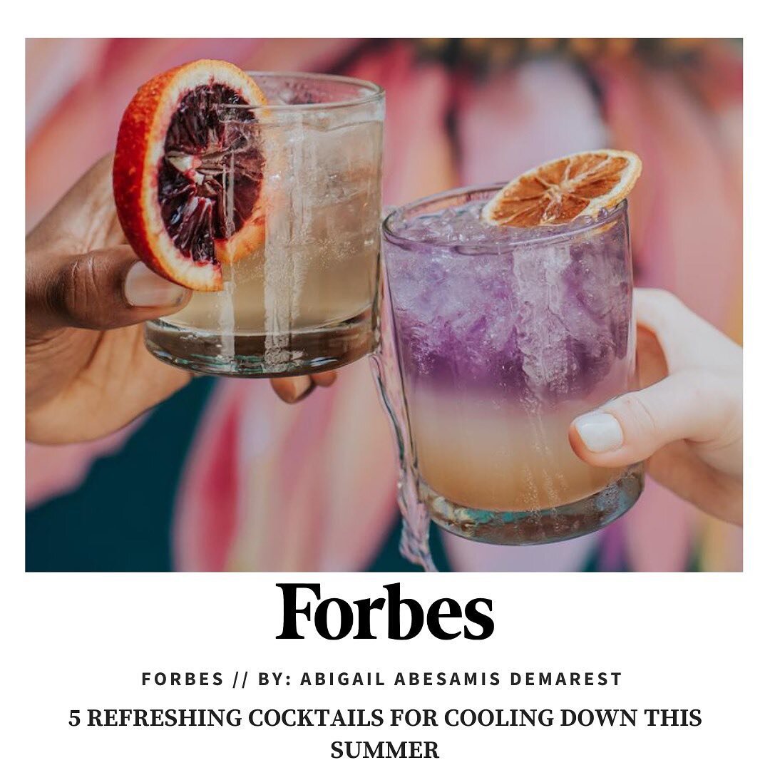 Client love // Thanks @forbes for including @empress1908gin on your cocktail recipes for summer.

Here&rsquo;s a delicious recipe by Neishta Fields you can make:

When Life Gives You Lemons
Ingredients:
3 oz lemonade
.5 oz lavender honey syrup
1.5 oz