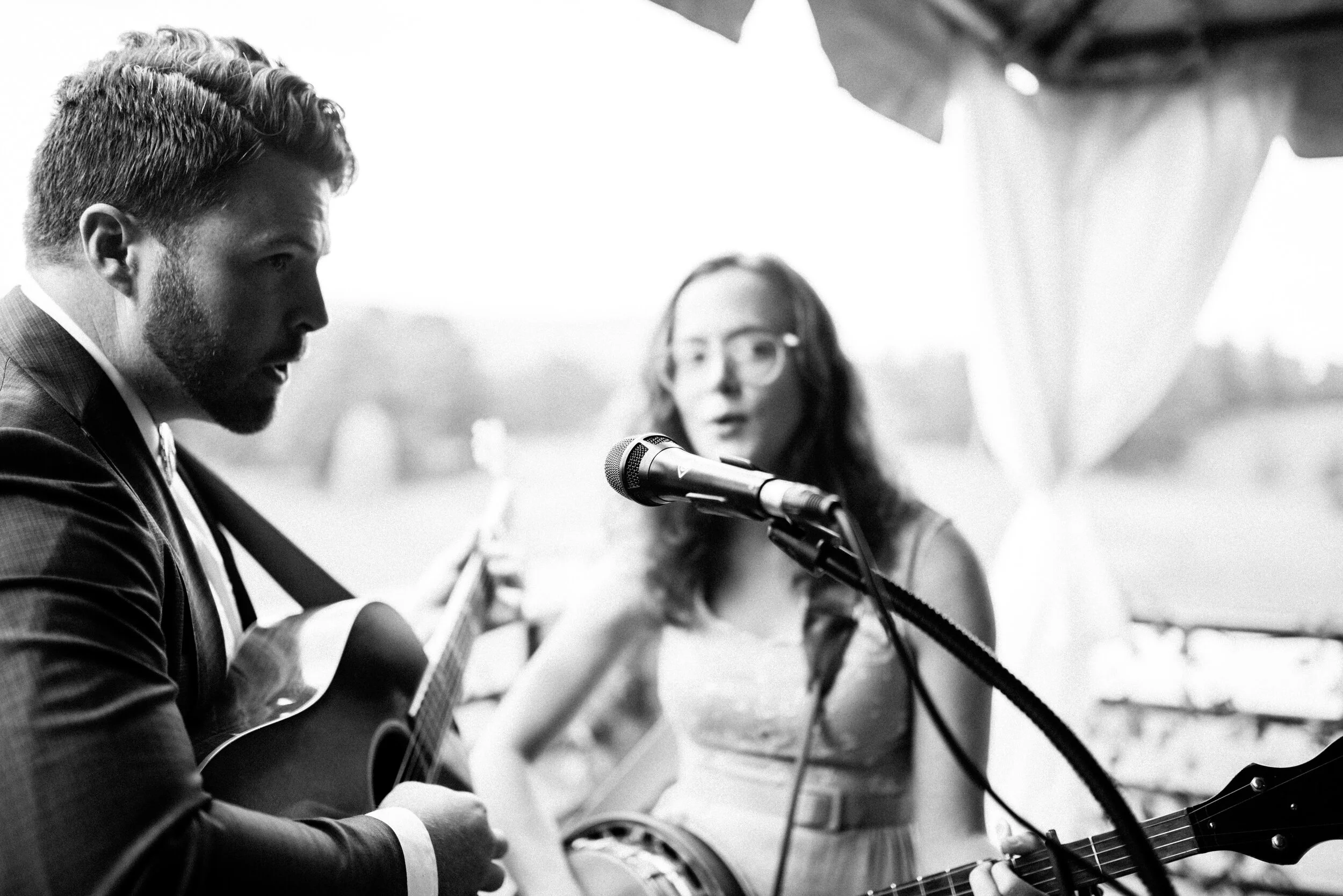 Live music at a Wedding at Boone Golf Club