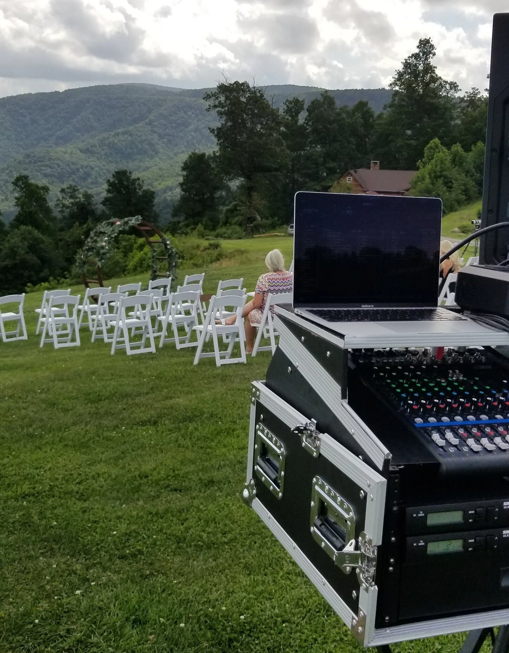 Upgraded Ceremony Sound System at Sky Retreat