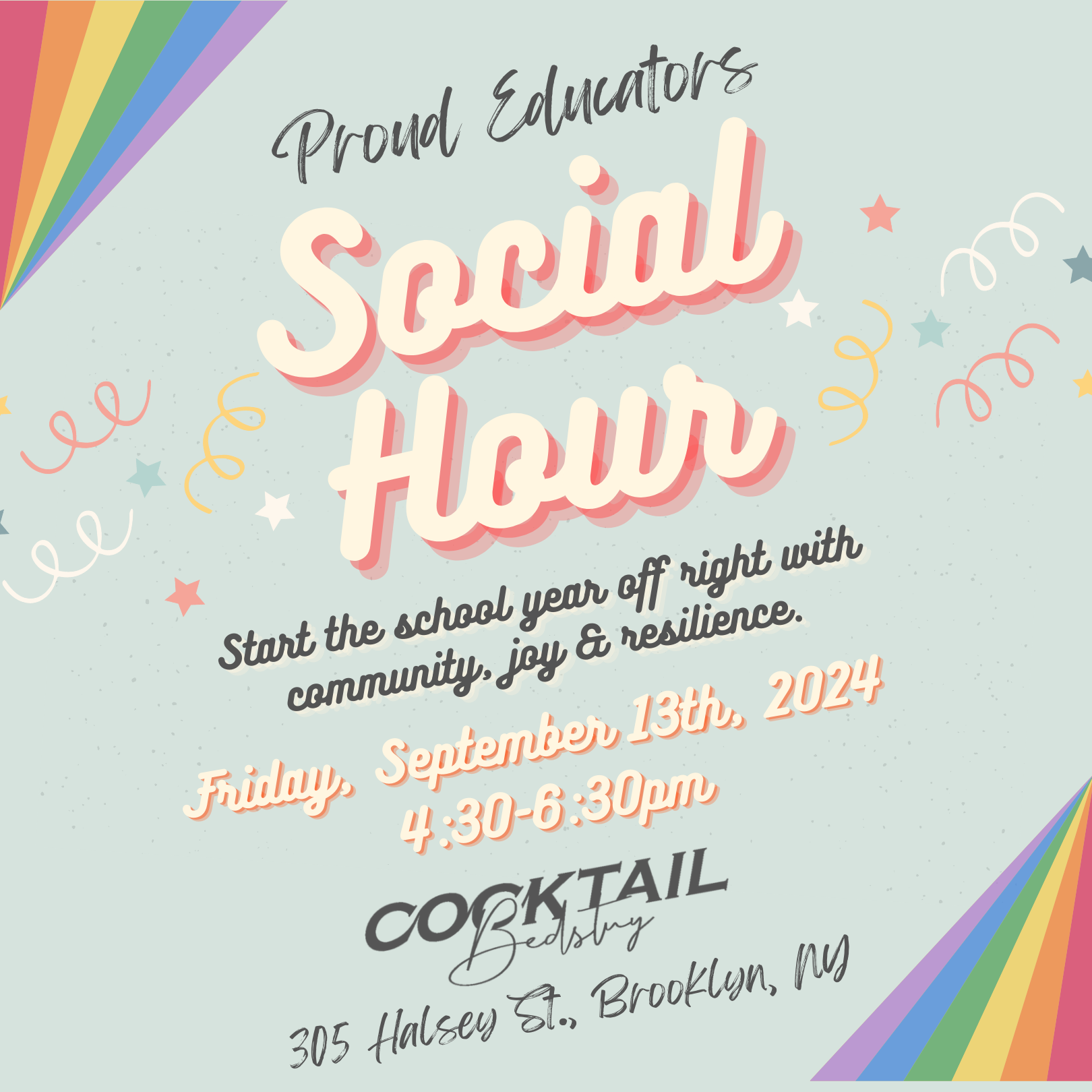 Proud Educators Social Hour: Back to School Edition