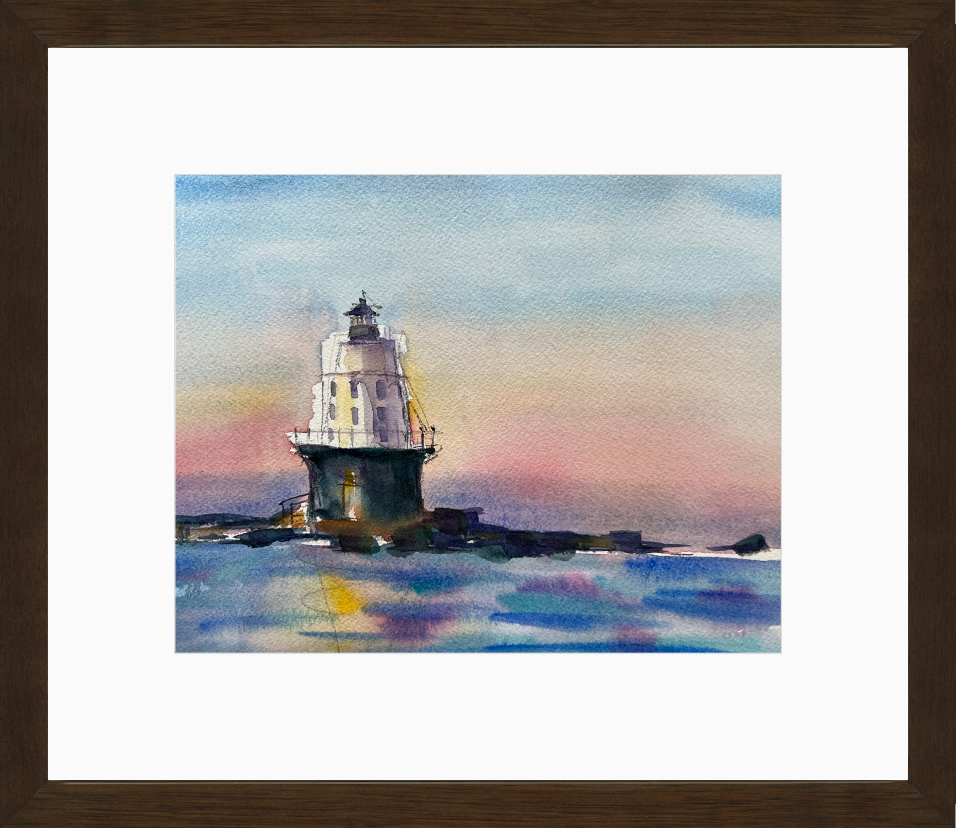 DelawareBayLighthouse_8x10+Mat+Frame.png