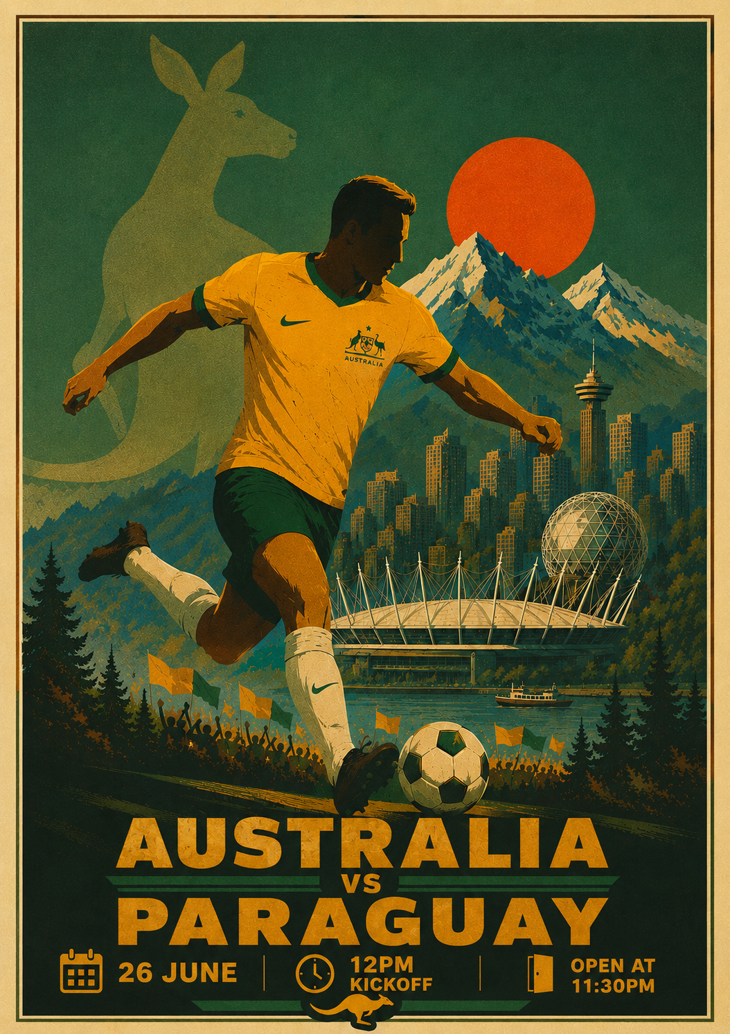 Australia vs Paraguay