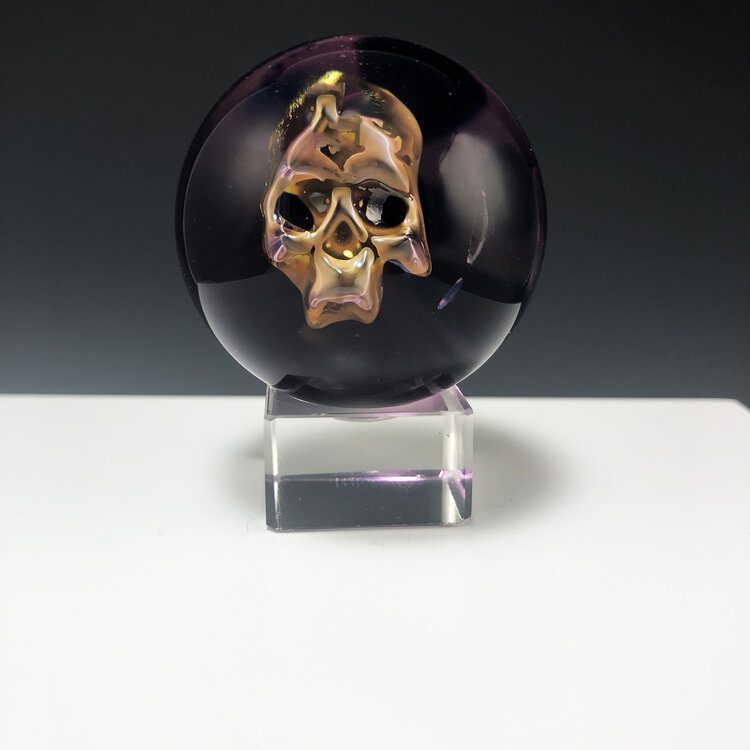 Fume Skull Marbles — FireChilde Glass Studio