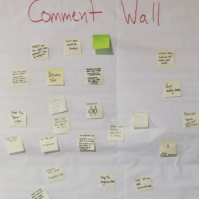 This neighborhood was hard at work on Saturday. Do you want to talk about Esprit? Email us at hello@friendsofespritpark.org