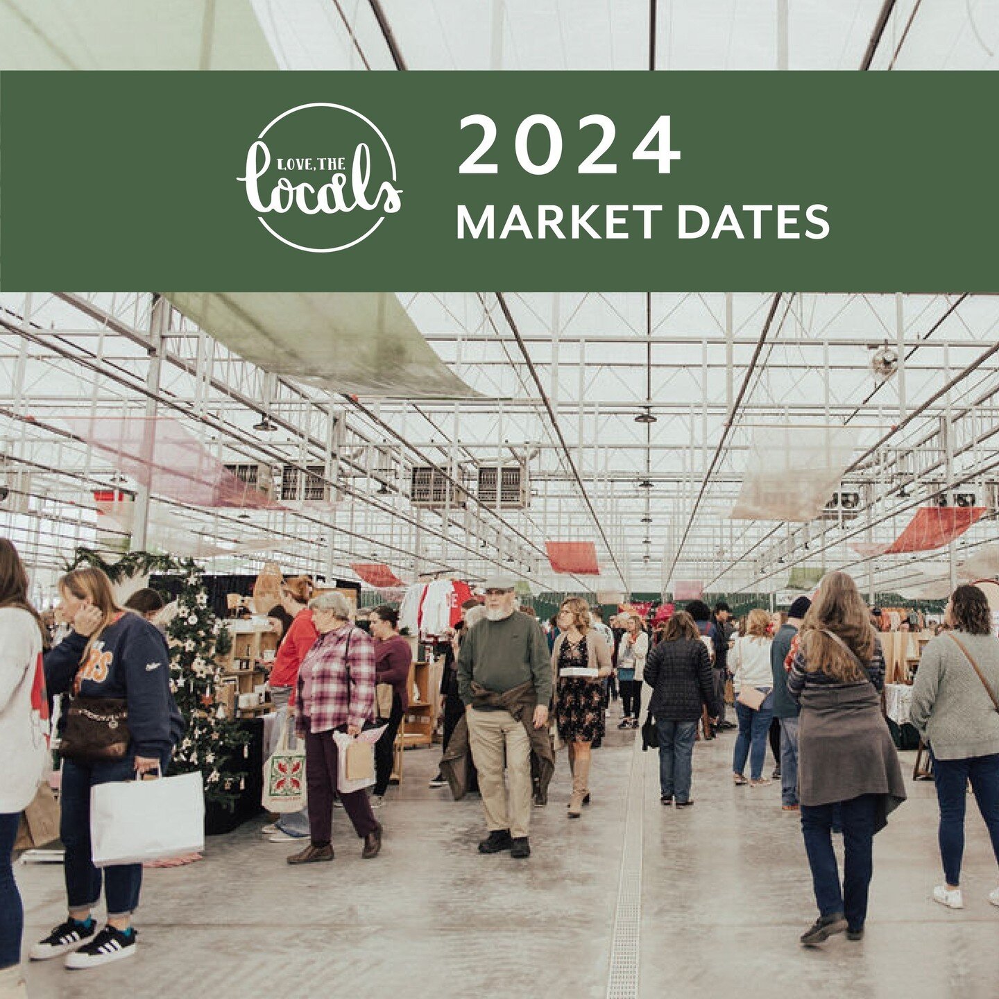 ⭐️Save the Dates 2024!⭐️⁠
⁠
We've already been planning and prepping for our 2024 market events! We can't wait for you to join us again this year. Save these dates in your calendar now!⁠
⁠
🍎🗓️ Saturday, September 21st - Sunday, September 22nd⁠
Appl