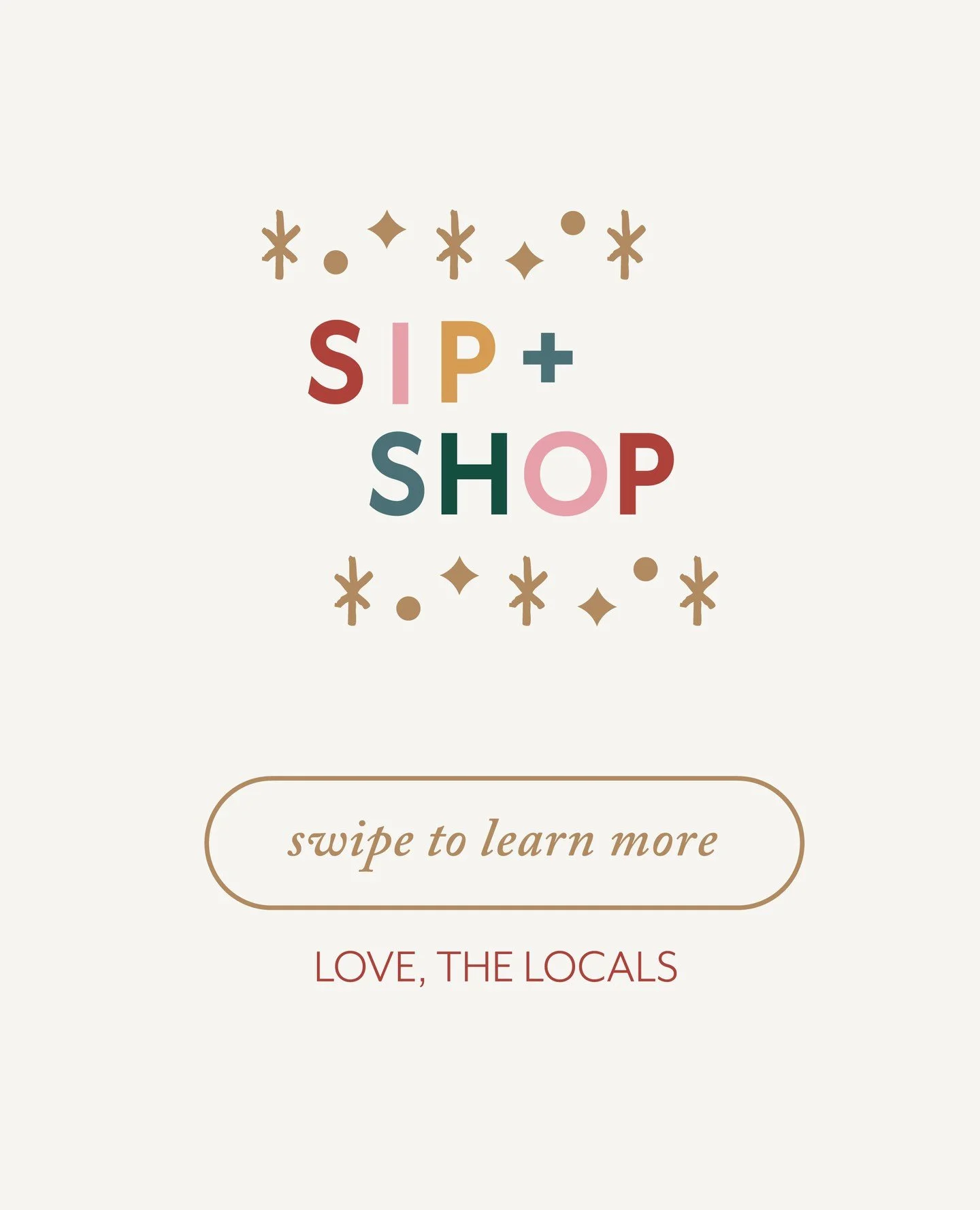 Sip + Shop Preview Night Tickets ⁠
⁠
Our Sip + Shop preview night gives shoppers a more relaxed shopping experience, plus a few perks! Join us for a more intimate evening of shopping, plus get first dibs on all the goods! ⁠This is the evening before 