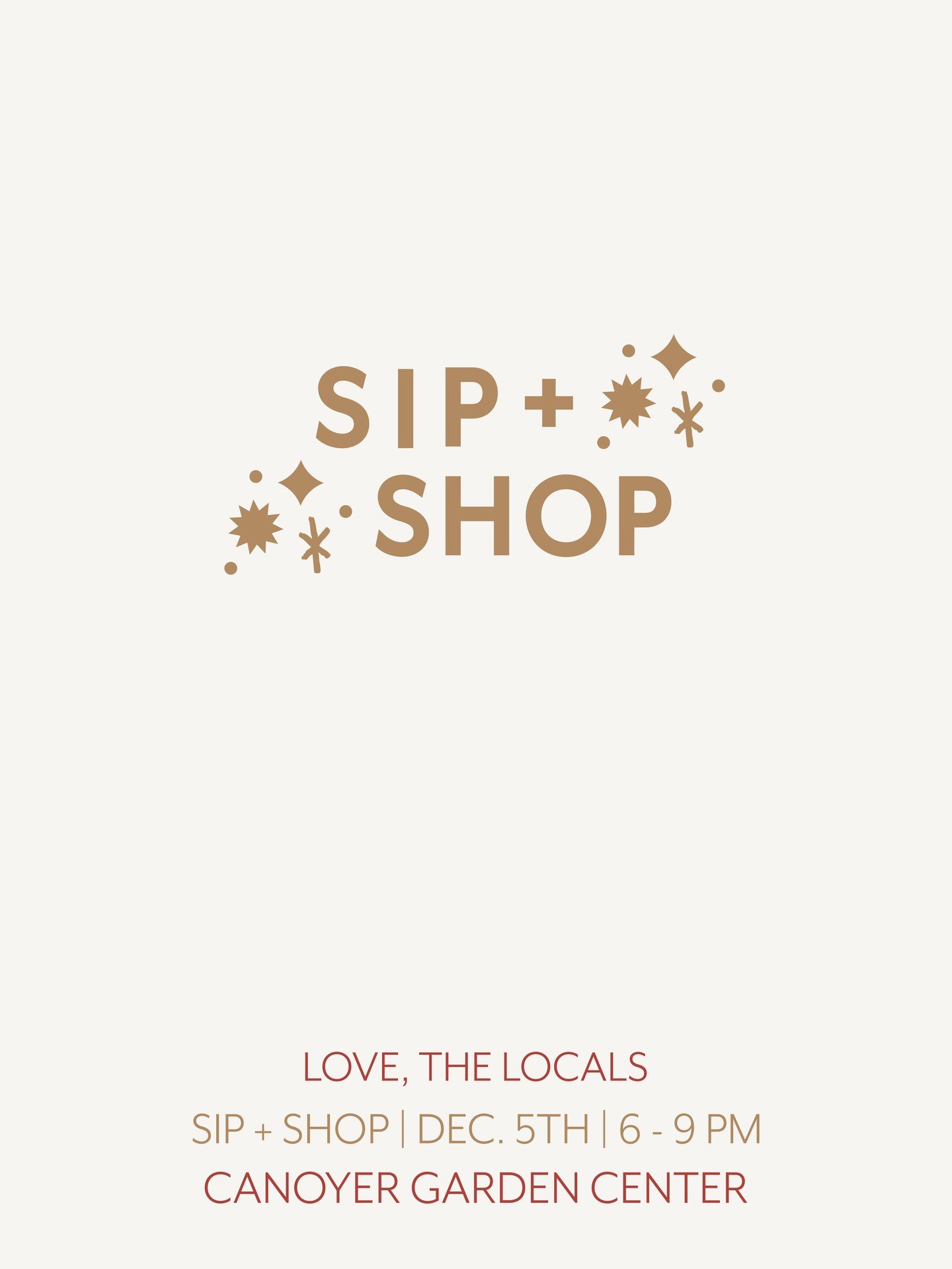 Join us for Sip + Shop!⁠
⁠
Our Sip + Shop preview night gives shoppers a more relaxed shopping experience, plus a few perks! ⁠
⁠
👉️🗓️ Saturday, December 5th | 6 - 9PM | Location: @canoyerlincoln ⁠
Tickets: $25 ⁠
⁠
TICKET LINK IN BIO⁠
⁠
Tickets Incl