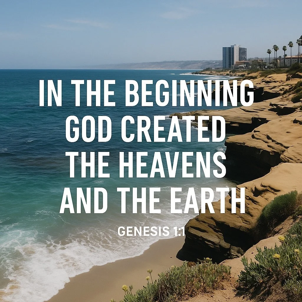 THEOLOGY THURSDAY:
God is the Creator.
As the ultimate artist, God made everything. This includes you and me. Unlike the art of recent human history, God determines the meaning of the art, the intent of the art, and the purpose of the art. The art do