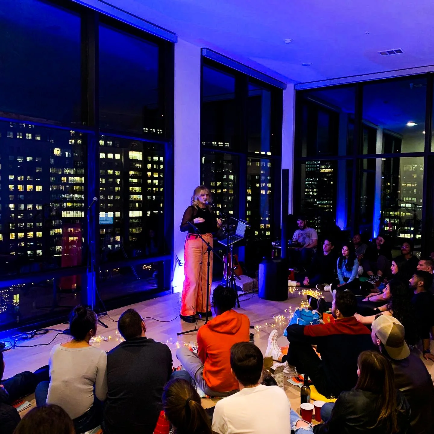 I learned how to write music by painting.