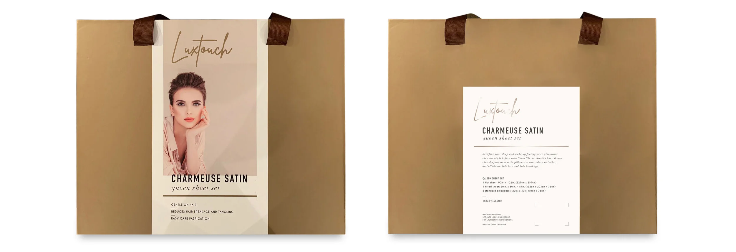  LUXTOUCH SHEET SET BOX PACKAGING 