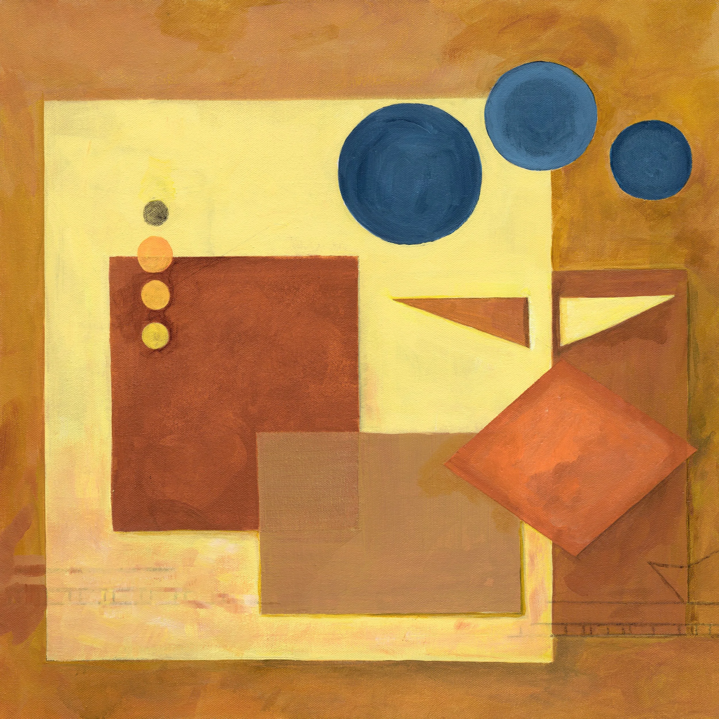 Taos. Oil on canvas, 20 x 20 inches/51 x 51 cm. SOLD