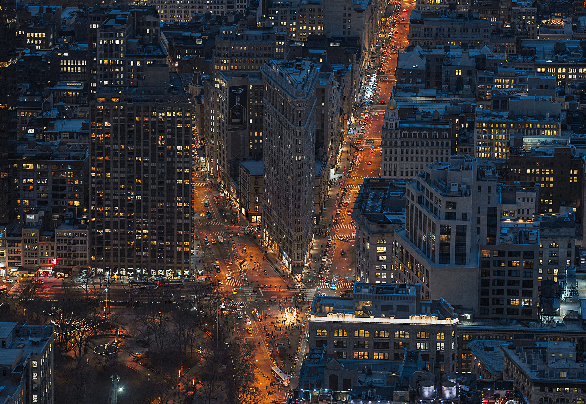 Flatiron Building from The Empire State - NYC
